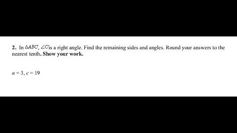 In triangle ABC, angle C is a right angle.