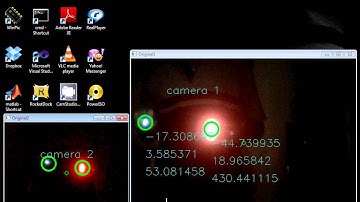 multiple light source tracking using opencv using 2 cameras