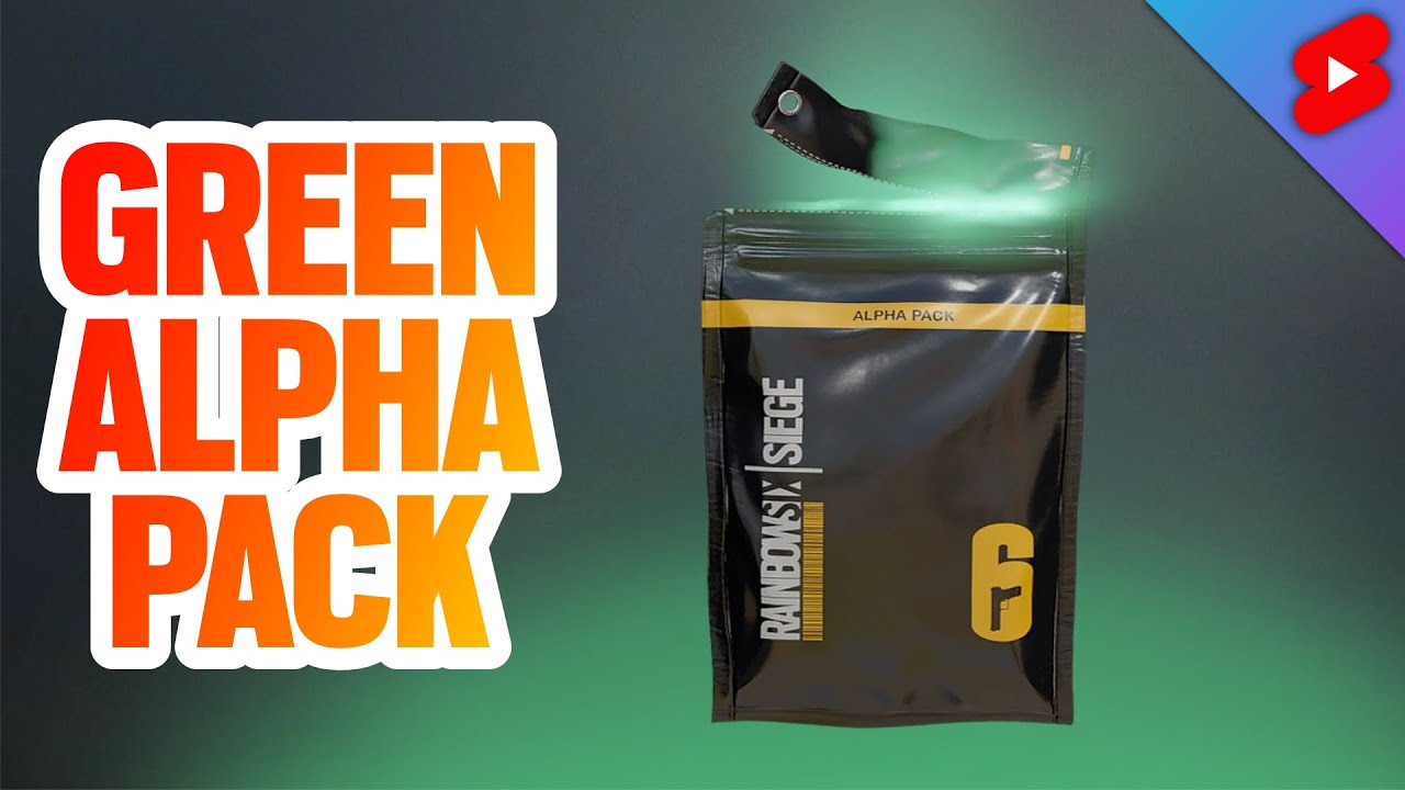 rainbow six siege alpha packs