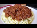 How to make Meat Sauce and Spaghetti