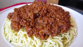 How to make Meat Sauce and Spaghetti