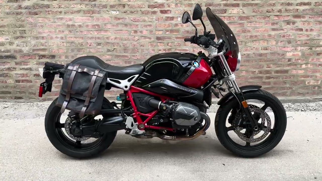 BMW R nineT Scrambler Option 719 2021 black red B25234U - YouTube