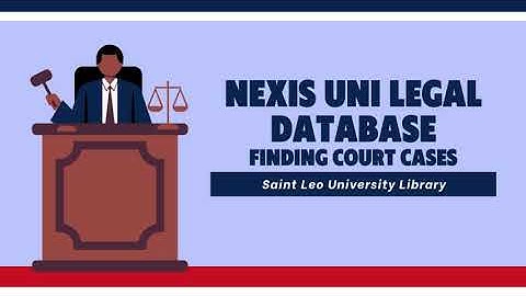 Nexis Uni Legal Database