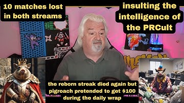 DsP---crushed in MvC fighting collection--the streak died again but pigroach pretended to get $100