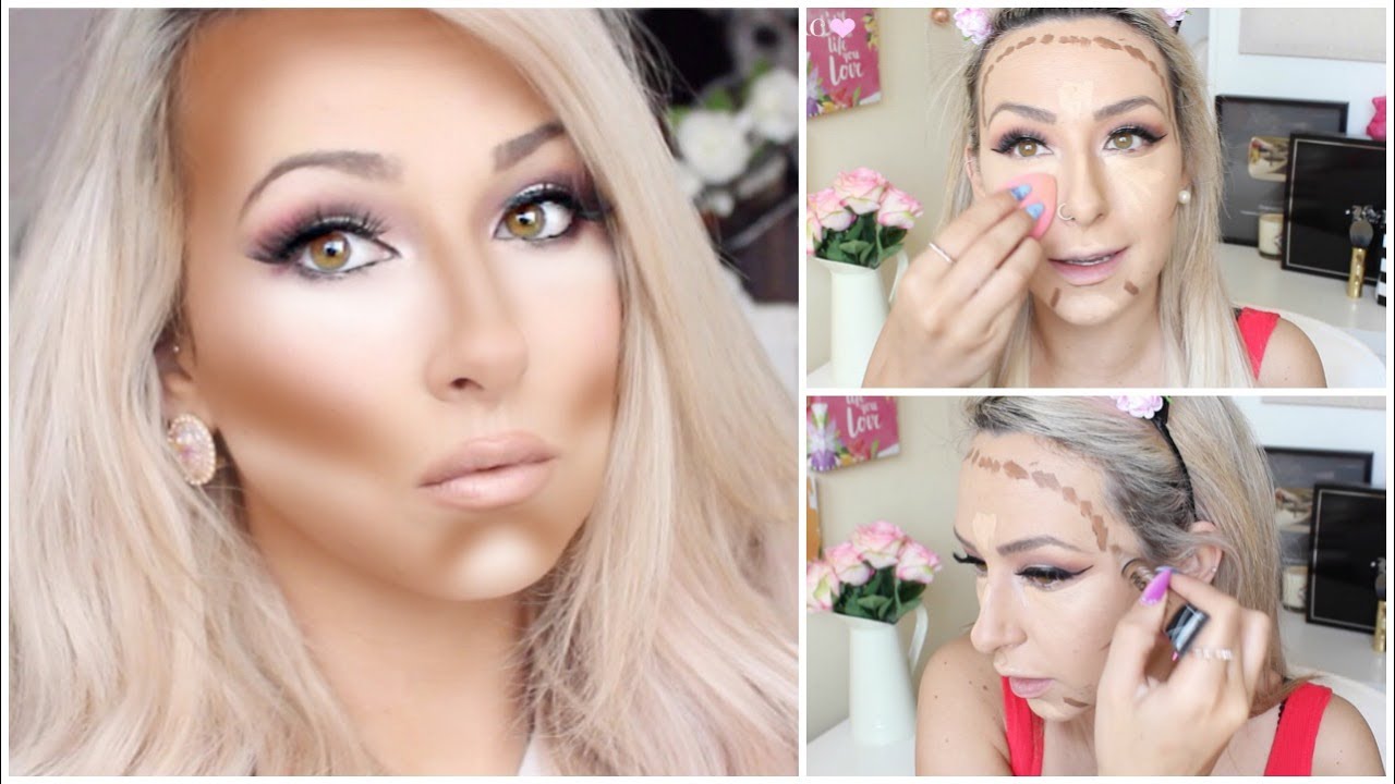 HOW I CREAM CONTOUR AND HIGHLIGHT (drugstore) DramaticMAC YouTube