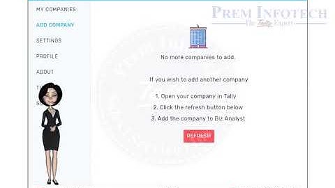 How to install Biz Analyst Desktop App Tally on Mobile App Female Voice