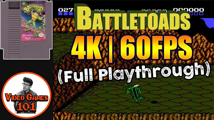 Battletoads Playthrough | 4K 60FPS | Video Games 101