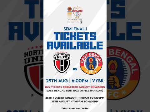 Northeast United Fc VS Eastbengal Fc DurandCup Semifinal 1 Match 29th August#eastbengal#shorts Northeast United Fc VS Eastbengal Fc DurandCup Semifinal 1 Match 29th August#eastbengal#shorts Thumbnail