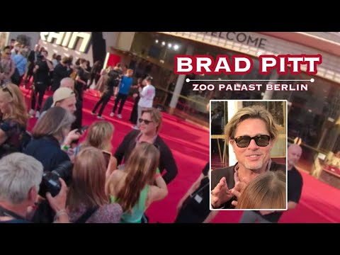 BRAD PITT IN BERLIN 2022 | 360° Grad | RED CARPET ZOO PALAST GERMANY | BULLET TRAIN ?⭐️