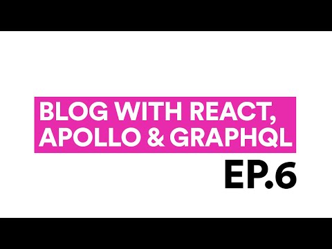 How to build a Blog with React, Apollo & GraphQL: Ep.6 MongoDB Schema/Models