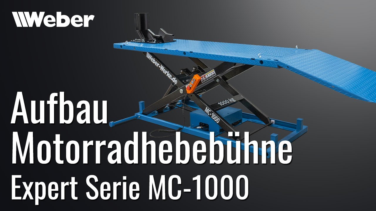 Profi Motorrad Hebebühne Weber MC1-Elektro