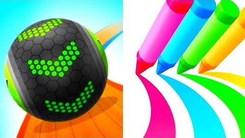 Going Balls Vs Pencil Rush 3D Android iOS Mobile Gameplay Walkthrough 1962188