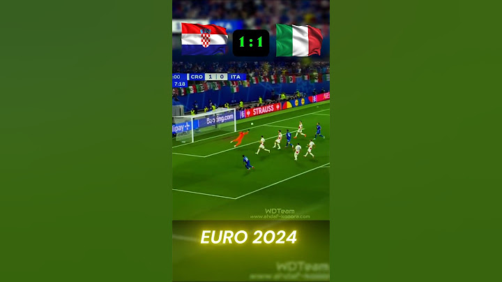أهداف مبارة ايطاليا و كرواتيا [بطولة أمم أوروبا 2024] ،#الدوري_الألماني #football #مباريات_اليوم