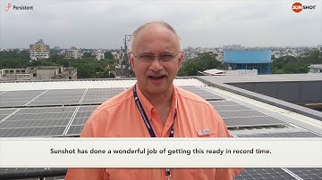 Dr. Anand Deshpande Inaugurated Rooftop Solar Power Plant at Persistent Nagpur