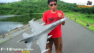 รีวิว F-16 Falcon EDF64mm.(PNP)เเรงสะท้านฟ้า100Km+ 5,400บ.ชุดเต็ม7,650บ.T.081-0046515id:thaiworldtoy