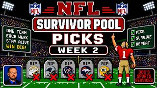 NFL Survivor Pool Picks and Expert Predictions Week 2 | Robert Ferringo NFL Picks