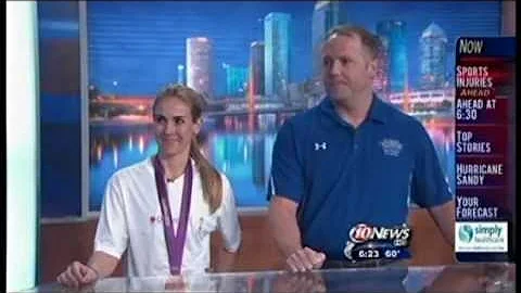 Dr. Garlick talks about sports injuries on 10 News