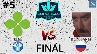 Team Klee vs Klim Sani4 #5 (BO5) FINAL | EPL Season 15
