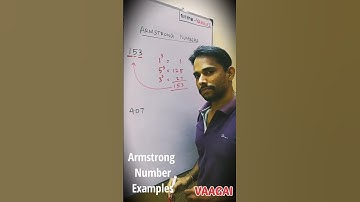 Armstrong Number Examples #shorts
