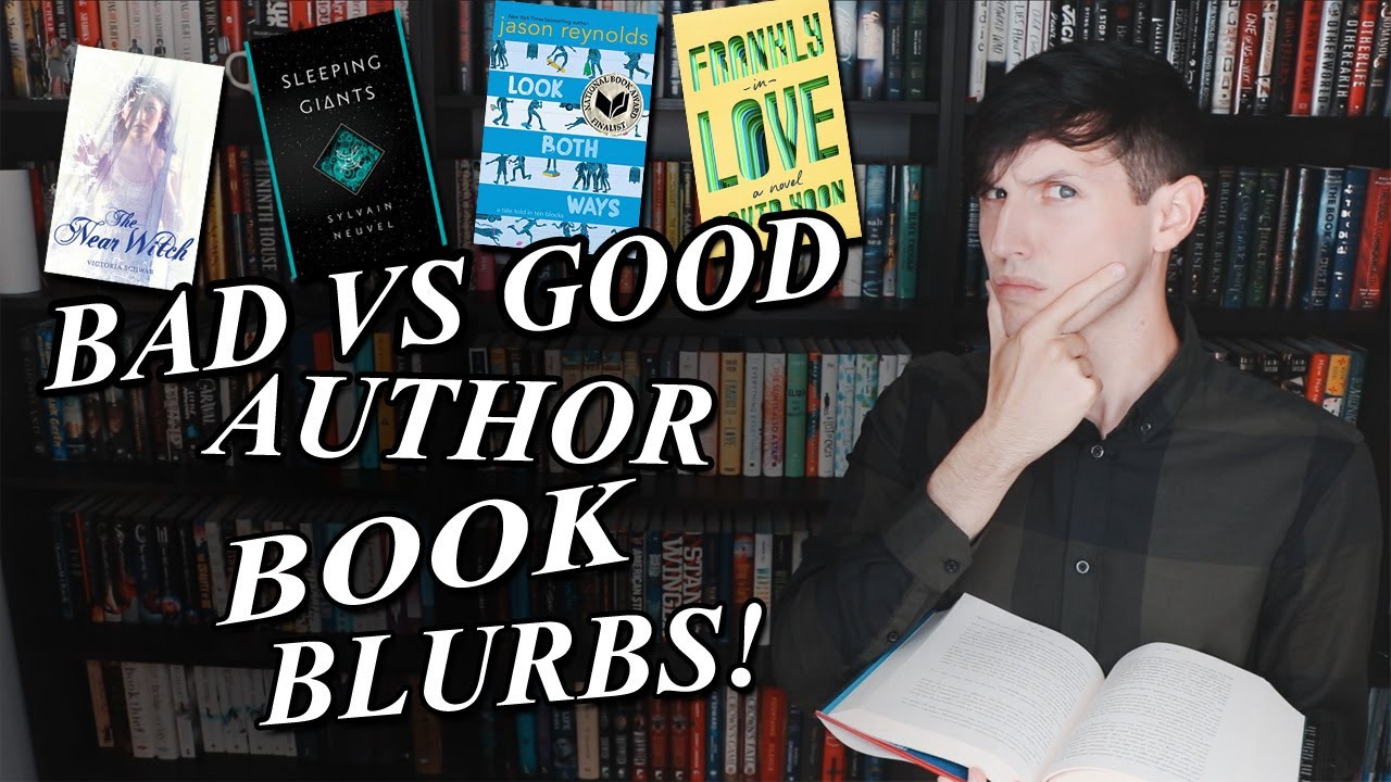 BAD VS. GOOD AUTHOR BOOK BLURBS 😲 YouTube
