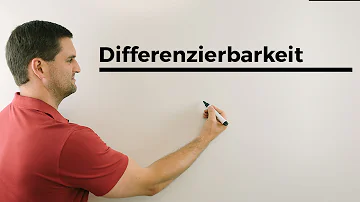 Wie überprüfe ich ob eine Funktion differenzierbar ist?