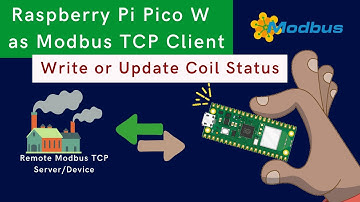 How to Write or Update Coil Status of Modbus TCP Device from Raspberry Pi Pico W using MicroPython