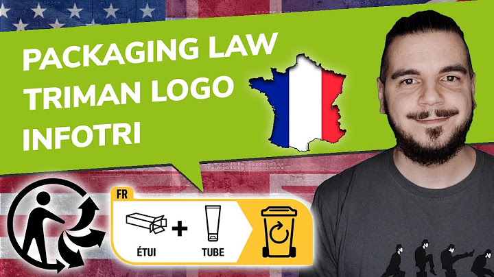 Packaging Law France | Triman Logo | Infotri usage