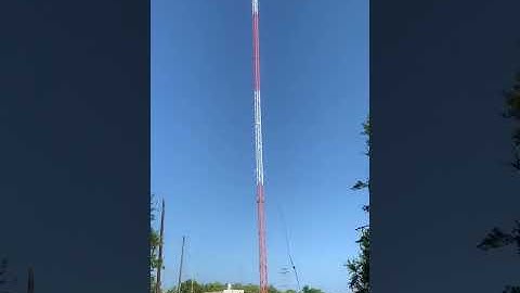 Taking down a radio tower #shorts #viral #radiotower