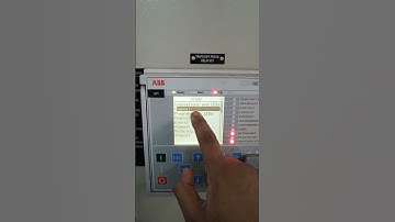 RET615 Relay reset #relay #electrical #wiring #substation #power