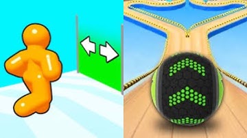 Tall Man Run vs Going Balls - All Level Gameplay Android,iOS