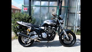 YAMAHA XJR1300 RP03J - ヤマハ XJR1300 - DELKEVIC製スリップオンマフラー、カーボン調フロントフェンダー 装備