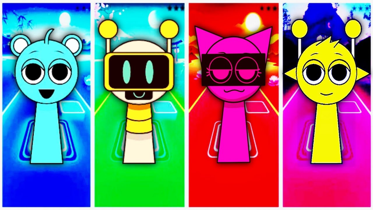 INCREDIBOX SPRUNKI Dynamite Tiles Hop EDM Rush