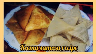 keema samosa | beef keema for samosa | Qeema samosa recipe | Mutton keema samosa