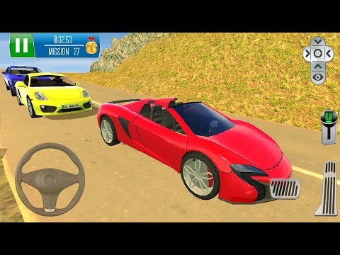 Direksiyonlu (Kırmızı) Araba Park Etme Oyunu | Parking Island: Mountain Road - Android GamePlay #3