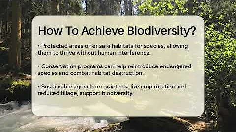 How To Achieve Biodiversity? - Ecosystem Essentials