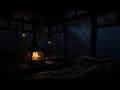 Cozy Cabin Hidden In The Rainy Forest For Deep Sleep And Stress Relief 