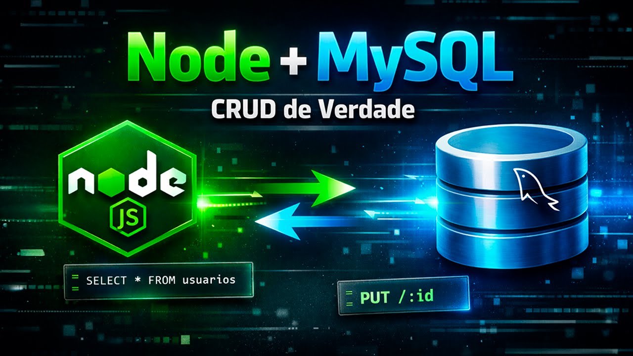 API REST com MySQL e Node.js (CRUD Completo em Minutos sem ORM) - YouTube