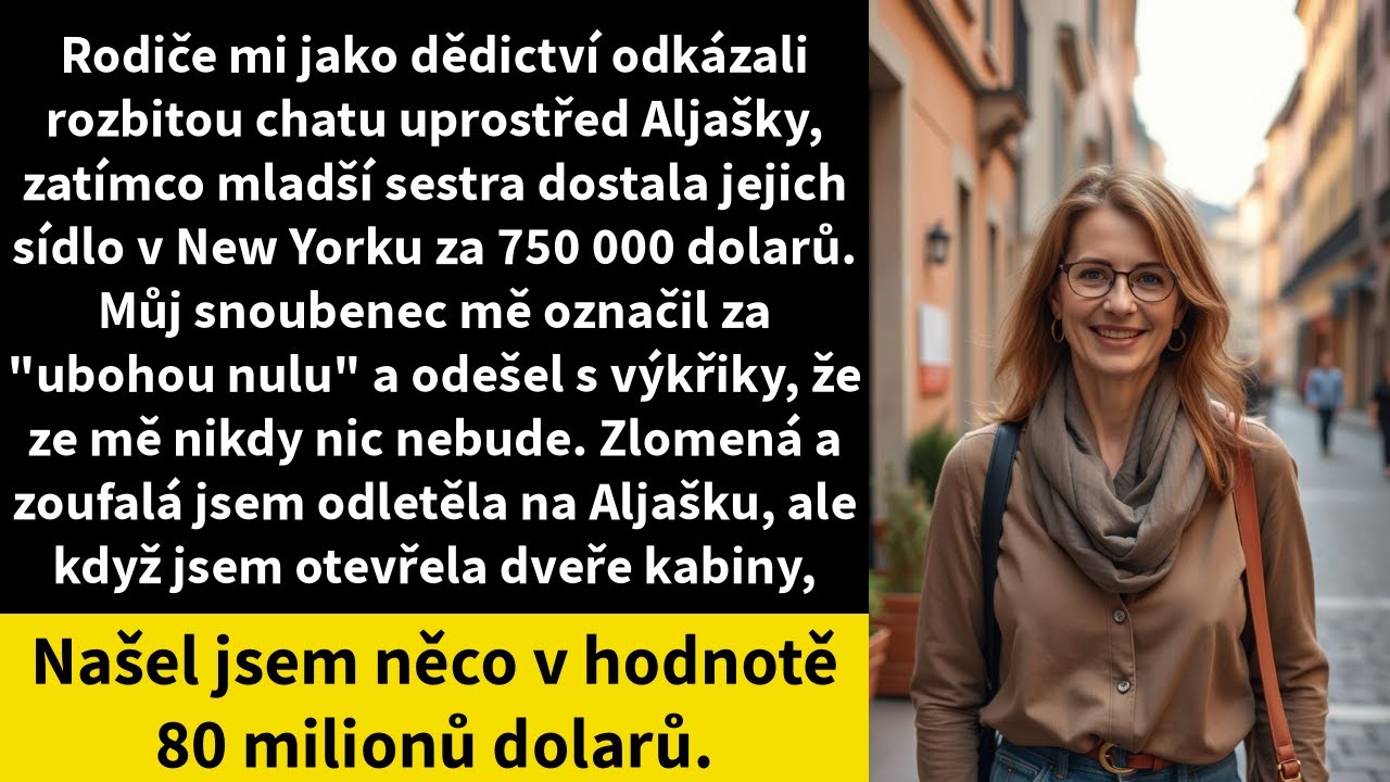 Rodiče mi jako dědictví odkázali rozbitou chatu uprostřed Aljašky, zatímco mladší sestra dostala