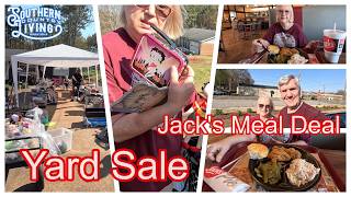 Yard Sale and Jacks Meal Deal