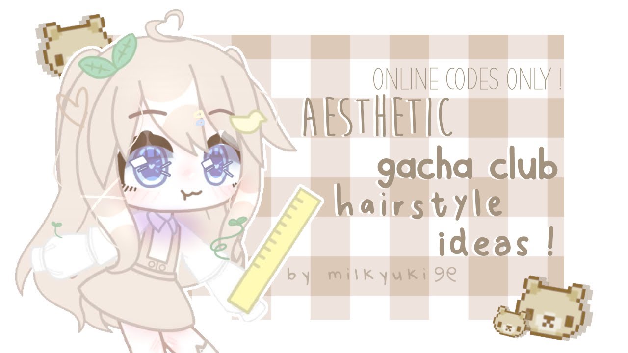 Aesthetic Hairstyle Ideas Online Codes Only Gacha Club Youtube