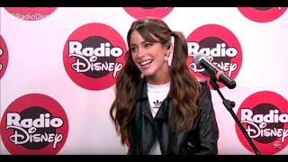 Tini no Estúdio da Rádio Disney Chile