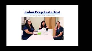 Yuck or Yum: a Colonoscopy Prep Taste Test