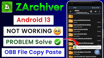 Android 13 ZArchiver Not Working | Android 13 ZArchiver Rename | ZArchiver Android 13 Data Problem