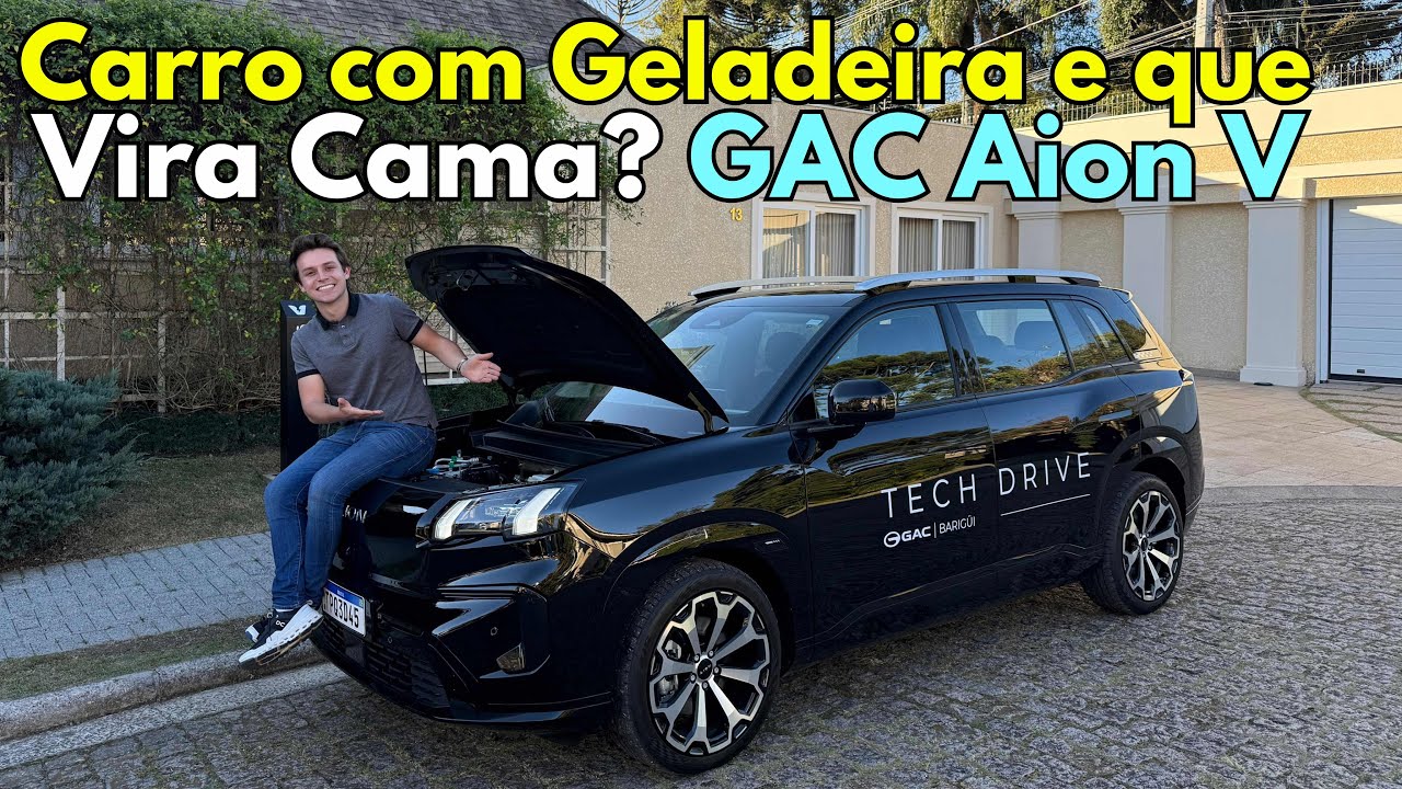 TEM GELADEIRA, CAMA E BATERIA GRANDE: Teste COMPLETO do GAC Aion V