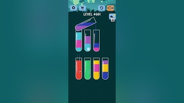 Water Color Sort Level 4661 4662 4663 WalkThrough Solution Gameplay
