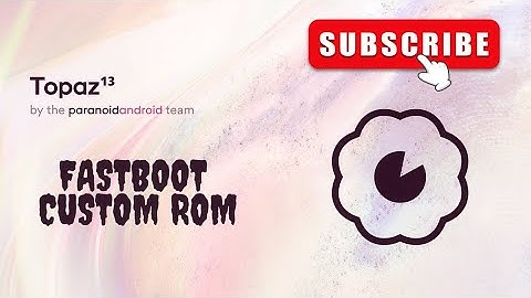 Paranoid Android Topaz 1.1 fastboot build for Poco X3 Pro