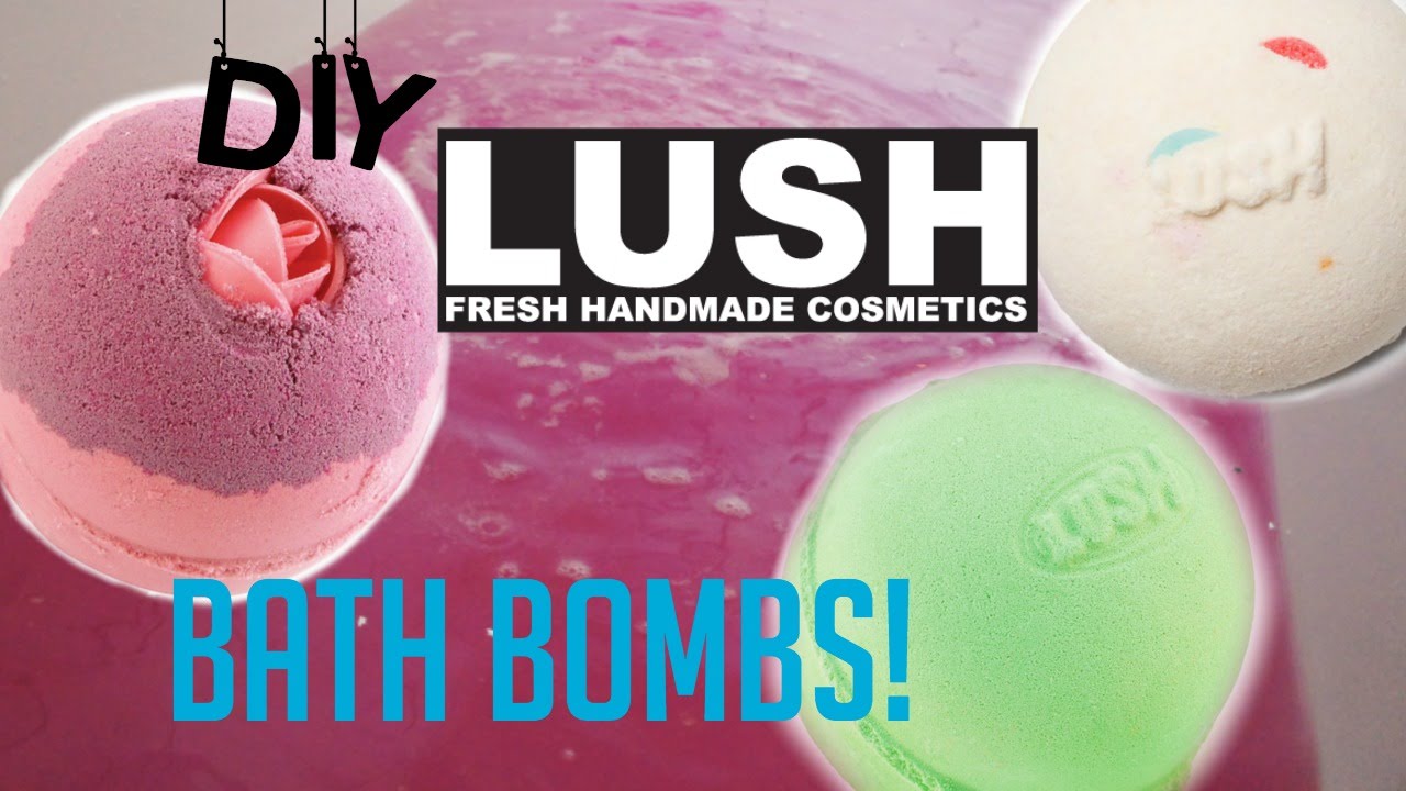 DIY Lush bath bombs WITHOUT citric acid+DEMO! 
