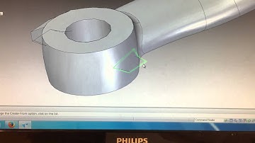 Solid Edge- Extrude -Select from sketch