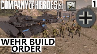WEHR (Luftwaffe) Build Order - Company of Heroes 3