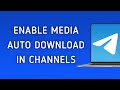 How To Enable Media Auto Download In Channels In Telegram On PC (Updated)